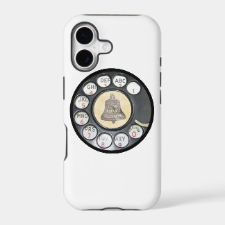 capinha de telefone retro vintage com disco