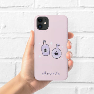 Capinha de Telefone Rosa de Poções Mágicas de Brux