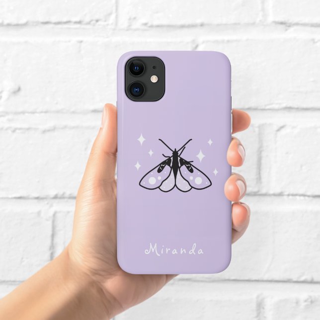 Capinha de Telefone Roxa da Mariposa Bruxa (Criador carregado)