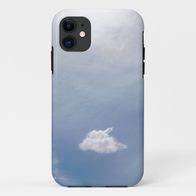capinha iphone 11 apple design céu azul (Verso)