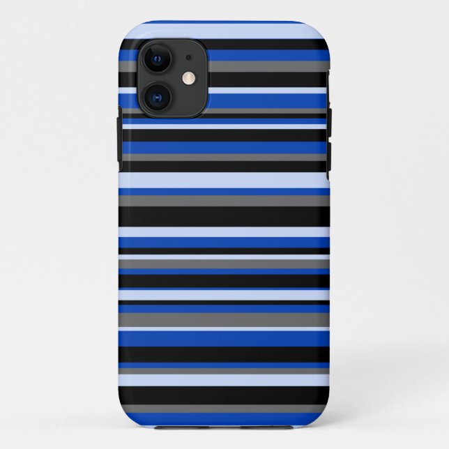 capinha para iPhone 5 listras azuis (Verso)
