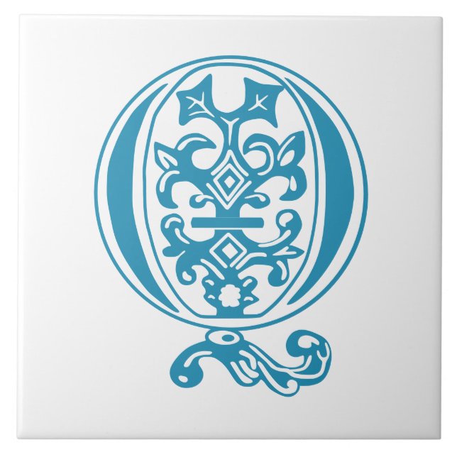 Capital Decorativo Botânico Medieval Q (Frente)