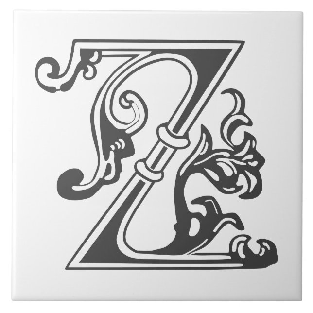 Capital Decorativo Botânico Medieval Z (Frente)