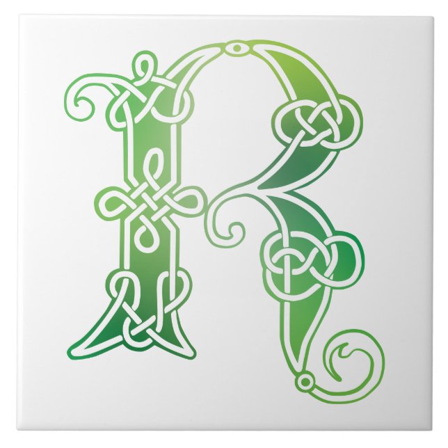 Capital Decorativo do Nó Celta do século XVI R (Frente)