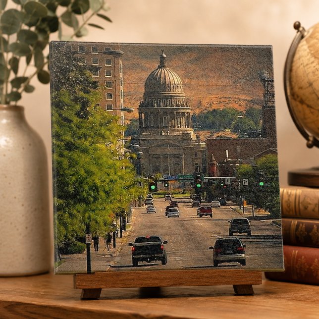 Capital do Estado em Boise, Idaho (State Capital in Boise, Idaho Tile)