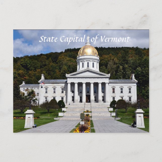 Capital estatal de Vermont - Cartão postal (Frente)