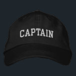 Capitão Boné Náutico Negro<br><div class="desc">Capitão Boné Náutico Negro</div>