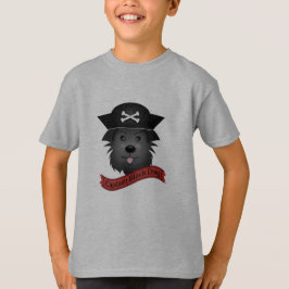 Capitão Cachorro Negro - Camisa Básica Para Crianç