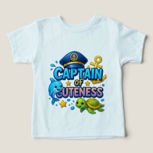Capitão de Crianças Cuteness, Tee Náutica