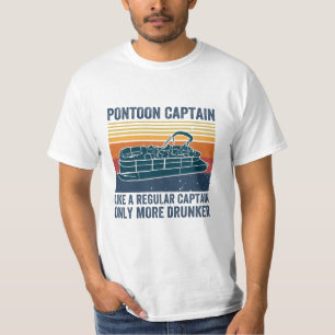 Capitão de Pontoon Como uma camisa do Capitão