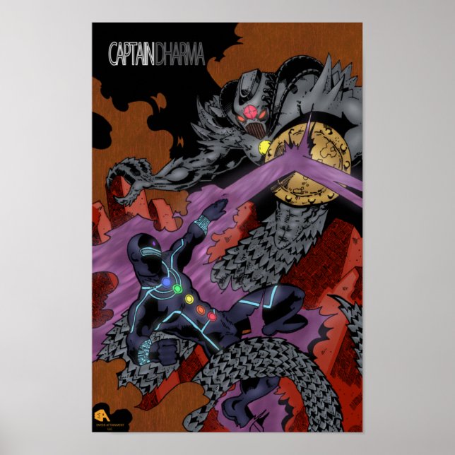 Capitão Dharma Poster (Frente)