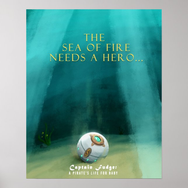 Capitão Fudge Promo Poster (Frente)