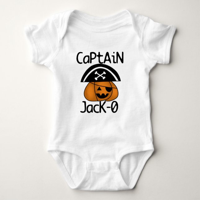 Capitão Jack=O camisetas de Halloween e presentes (Frente)