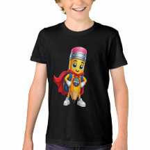 Capitão Lápis | Desenho de Super-Herói Fofo de Vol