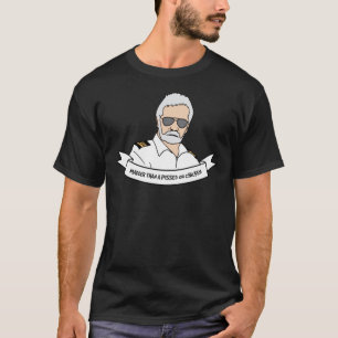 Capitão Lee Abaixo da Camiseta Clássica de Conv