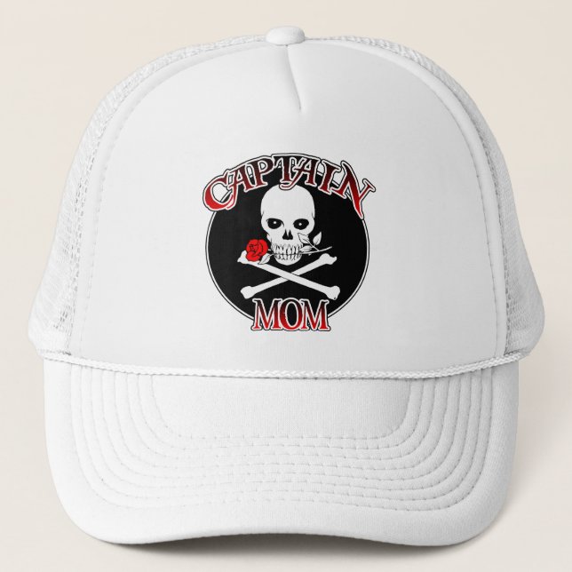 Capitão Mãe (Rosa) Boné (Frente)