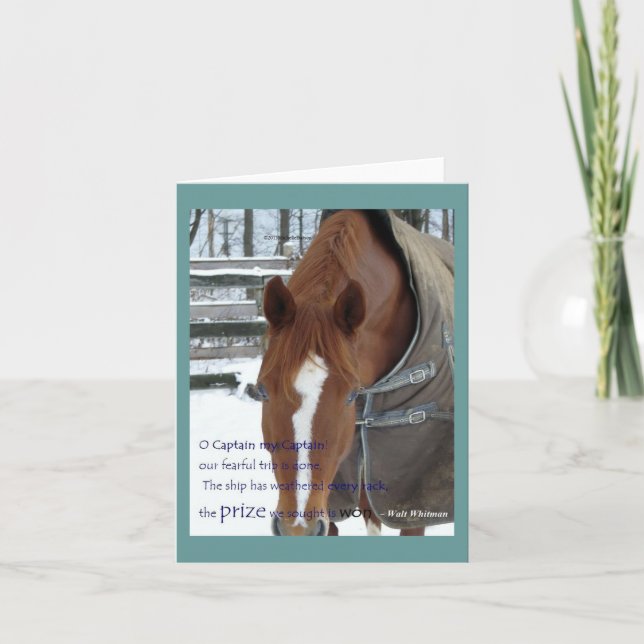 Capitão Meu Cartão de Nota do Capitão (Frente)