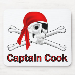 Capitão Pirata Cook Mousepad