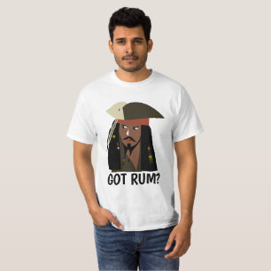 CAPITÃO PIRATA PAI TEM RUM? CAMISETAS