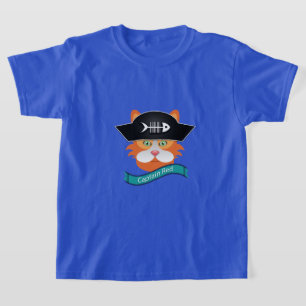 Capitão Vermelho - Camisa Básica para Crianças