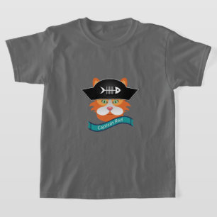 Capitão Vermelho - Camiseta Básica Infantil