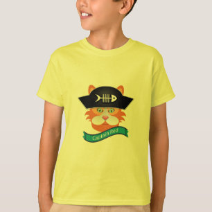 Capitão Vermelho - Camiseta Básica Infantil