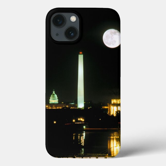 Capitol Building, Lincoln Memorial, Washington (Verso)