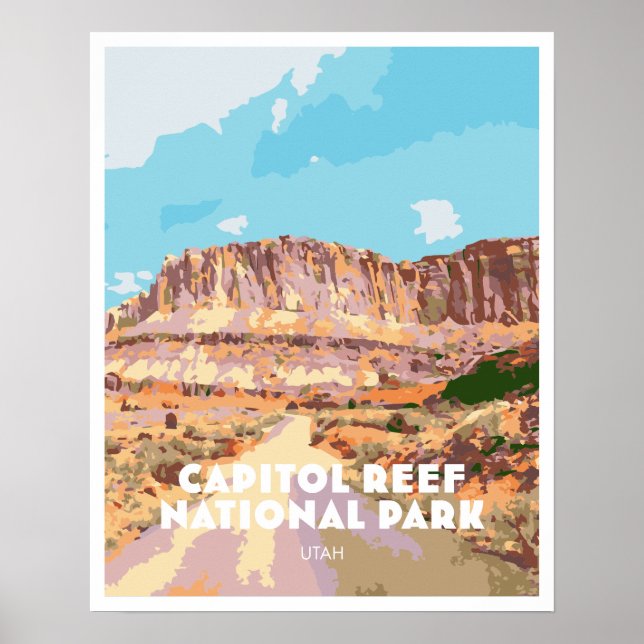 Capitol Reef Poster (Frente)