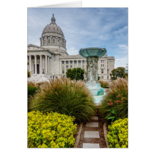 Capitólio De Missouri E Cartão De Saudação De