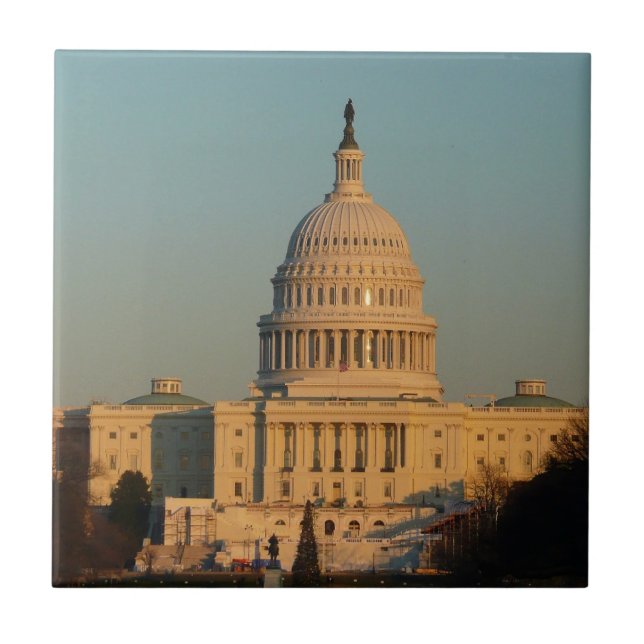 Capitólio no Natal Washington DC Holiday (Frente)