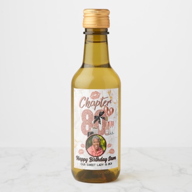 Capítulo 80 Foto Elegante de 80 de Aniversário Dou (Frente)