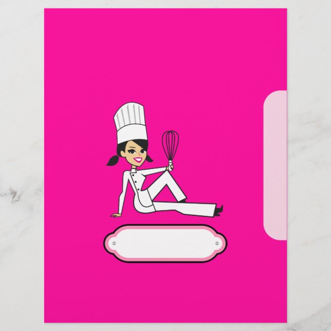 Capítulo Divisor Páginas para Binder de Receita (Frente)