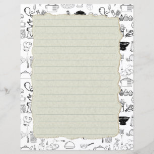 Capítulo Divisor Páginas para Binders de Receita