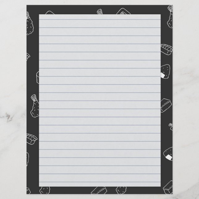 Capítulo Divisor Páginas para Binders de Receita (Frente)
