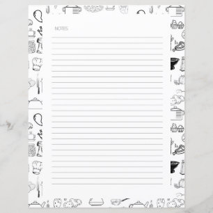 Capítulo Divisor Páginas para Binders de Receita