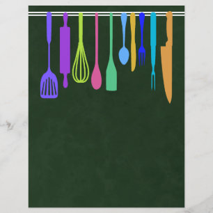 Capítulo Divisor Páginas para Binders de Receita