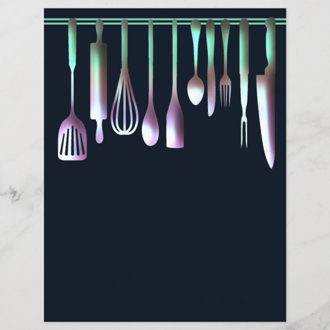 Capítulo Divisor Páginas para Binders de Receita (Frente)