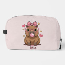 Capivara Fofa com Óculos e Chiclete