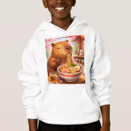 Capivara Fofa Comendo Ramen