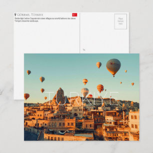 Cappadocia, cartão postal de viagem da Turquia