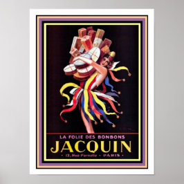 Cappiello Poster para Jacquin Bonbons 12 x 16