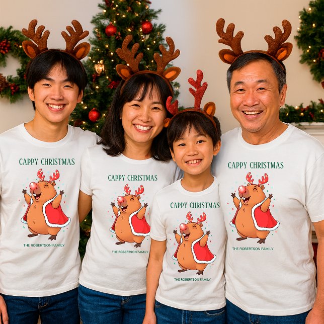 Cappy Christmas Funny Capybara reindeer (Criador carregado)