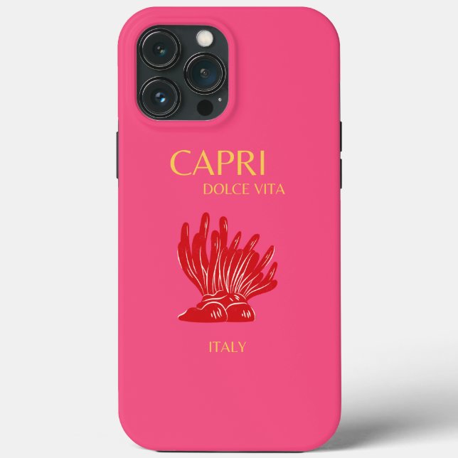 Capri, Itália, rosa (Verso)