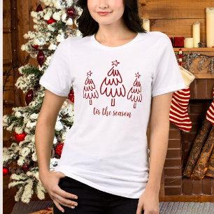 Caprichoso Desenho à Mão em Vermelho