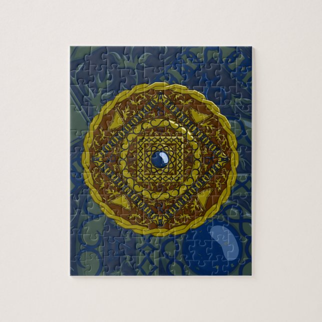 Capricorn Mandala Quebra-cabeça (Vertical)