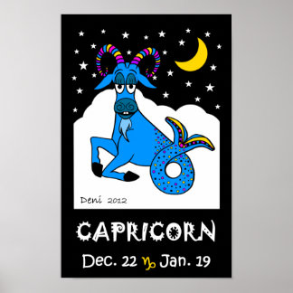 CAPRICORN - POSTER ZODIAC