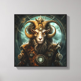 Capricorn Zodiac Art Canvas