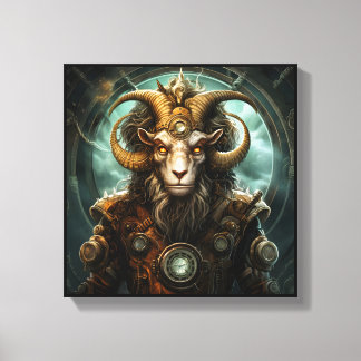 Capricorn Zodiac Art Canvas