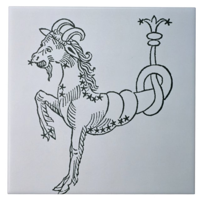 Capricórnio (a cabra) uma ilustração 'do ponto de (Frente)