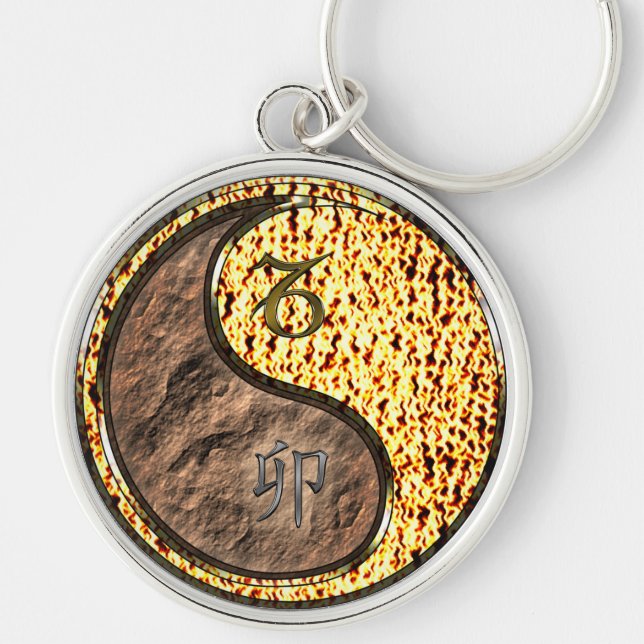 Capricórnio e Chaveiro do Coelho Fogo (Frente)